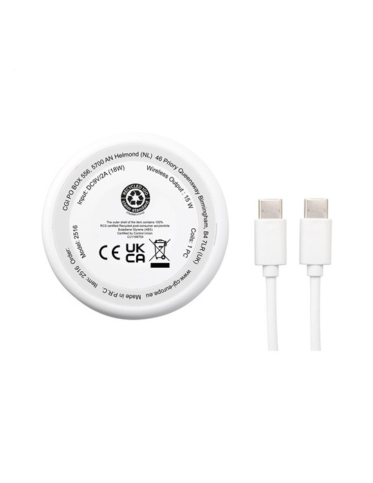 All-in-one RCS Recycled 15W Magnetic Wireless Charger