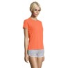T-shirt Femme Personnalisé Sportif 140g - Sporty Women Matières : PET Taille textile : L Couleurs : orange fluo goodies publicit