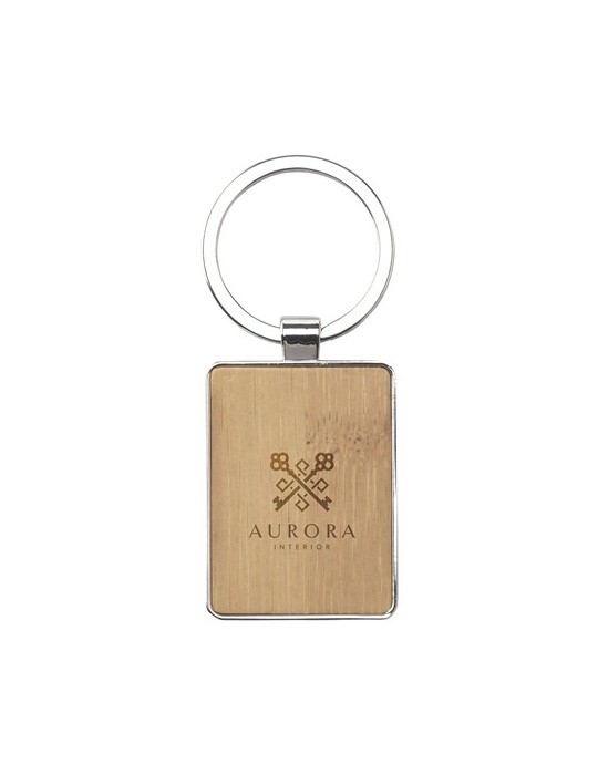 Bamboo Key Rectangle porte-clés