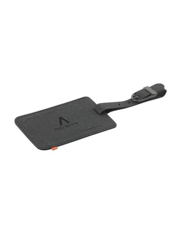 Recycled Leather Luggage Tag 'étiquette de bagage