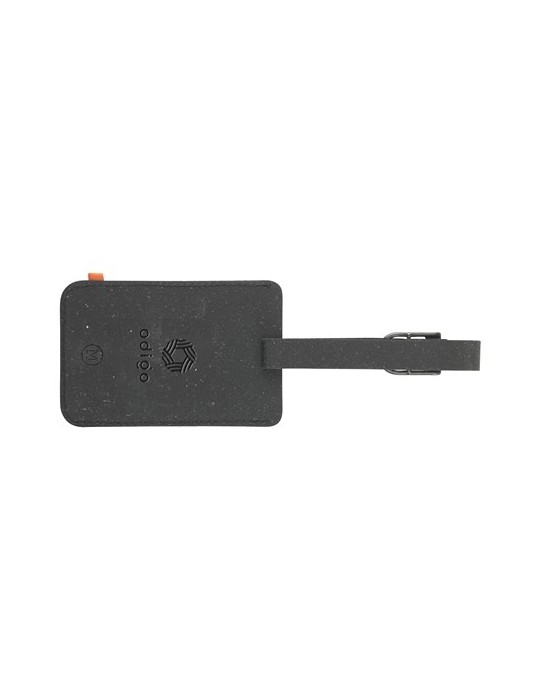 Recycled Leather Luggage Tag 'étiquette de bagage