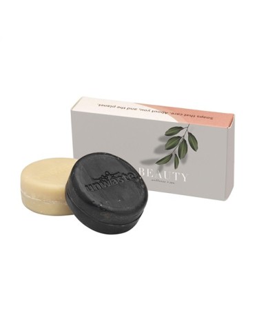 Unwaste Duopack Scrub & Shampoo bar Koffieolie 2