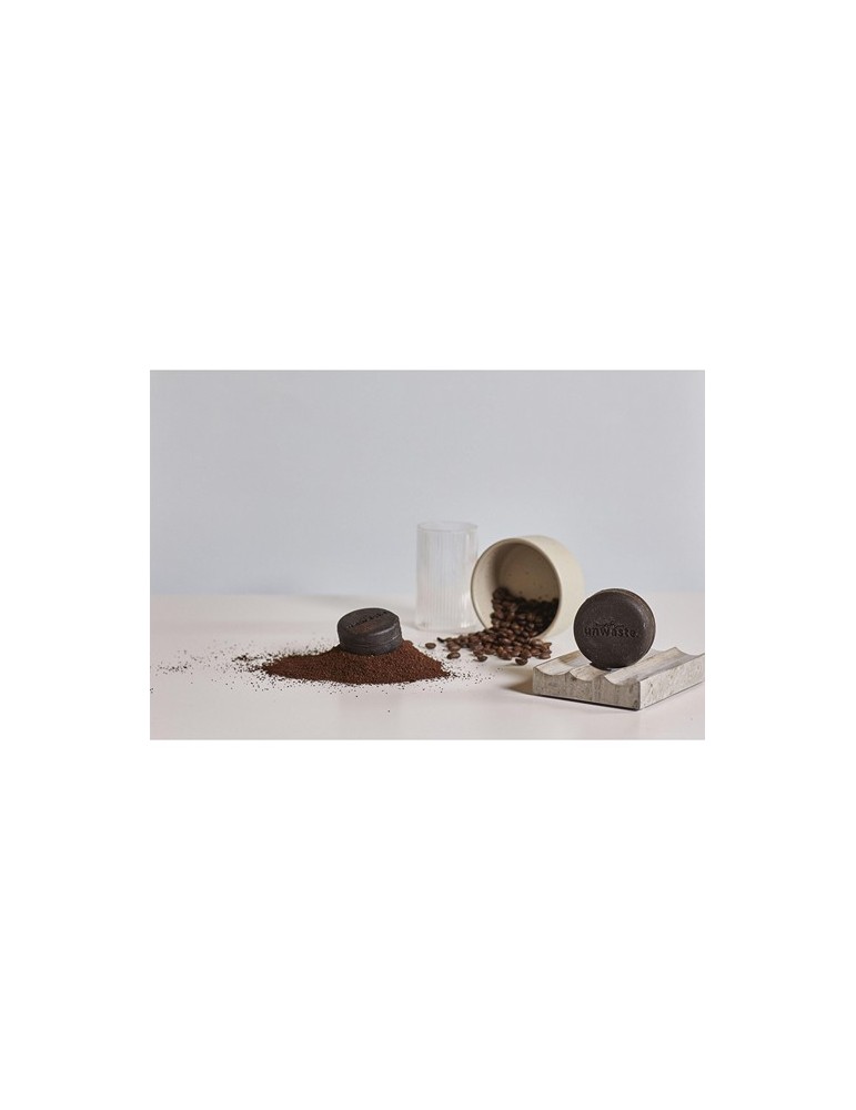Unwaste Duopack Scrub & Shampoo bar Koffieolie