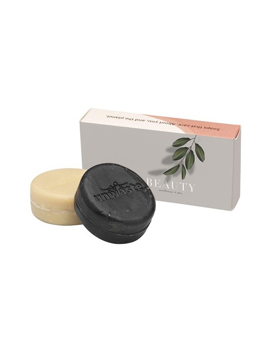 Unwaste Duopack Scrub & Shampoo bar Koffieolie