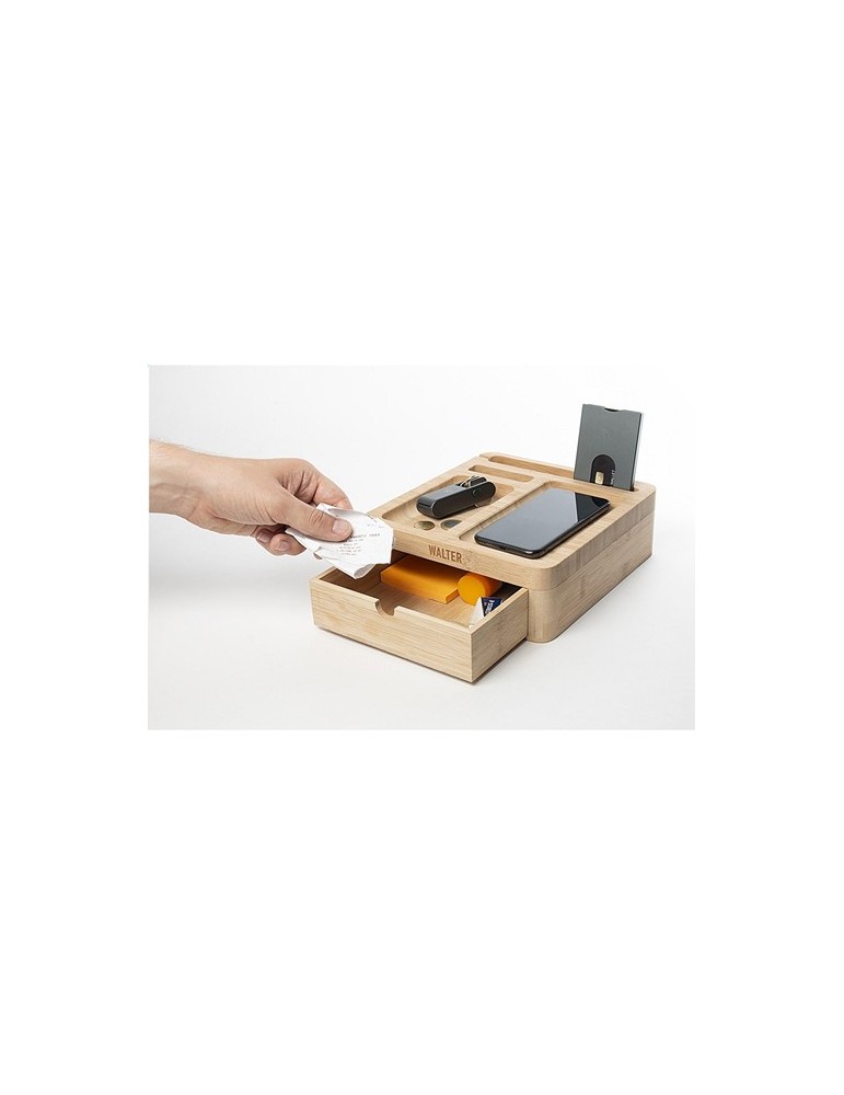 Walter Bamboo Big Dock 15W organisateur et chargeur