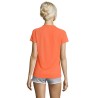 T-shirt Femme Personnalisé Sportif 140g - Sporty Women Matières : PET Taille textile : XS Couleurs : orange fluo personnalisatio