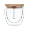 Tasse élégante en verre à double paroi personnalisée - SIAN Matières : borosilicate Couleurs : transparent impression haute défi