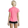 T-shirt Femme Personnalisé Sportif 140g - Sporty Women Matières : PET Taille textile : L Couleurs : rose fluo cadeau client orig