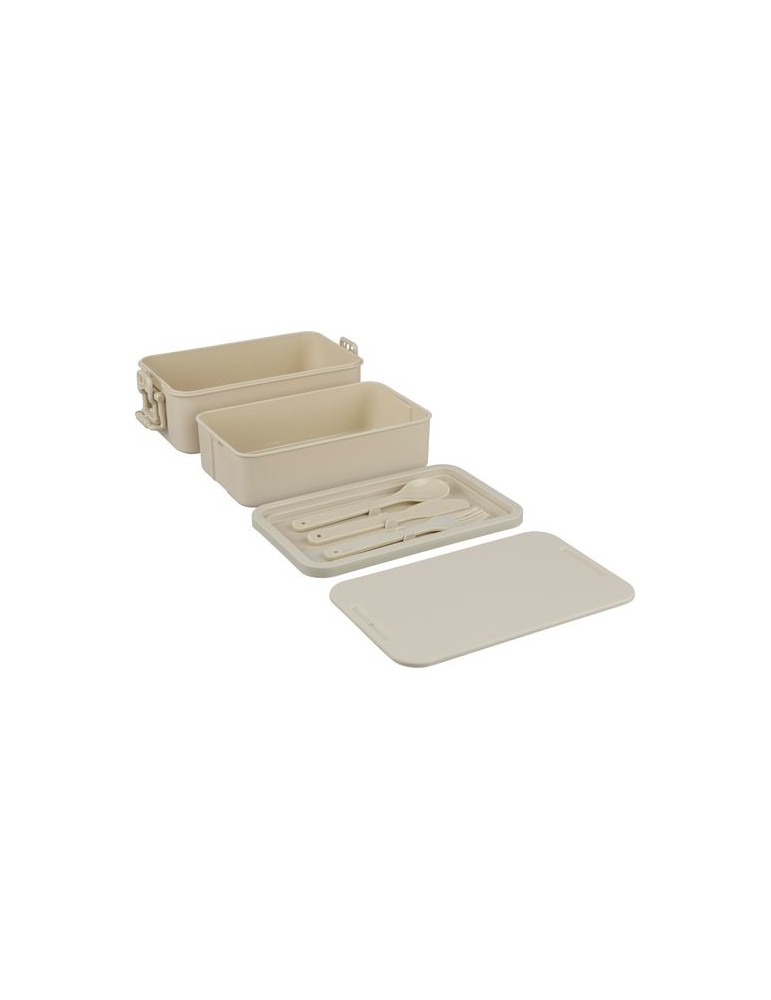 Lunch box double compartiments en PP Siena