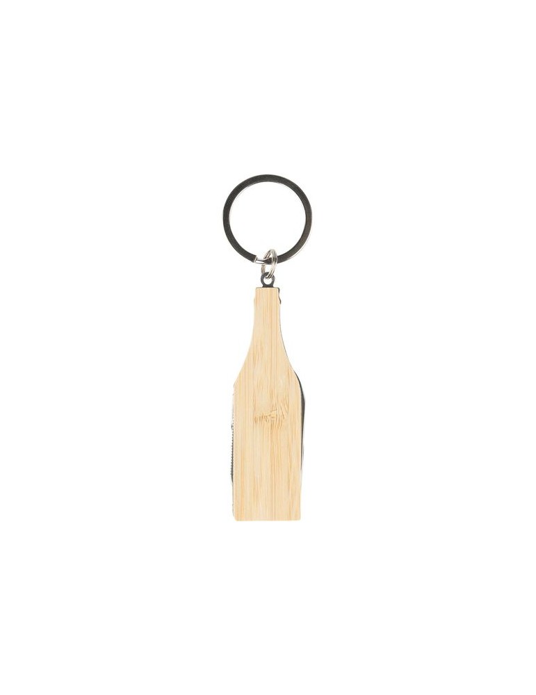 Porte-clés multi-outils en bambou Inaya