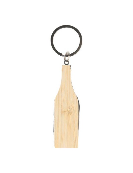 Porte-clés multi-outils en bambou Inaya