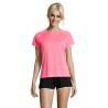 T-shirt Femme Personnalisé Sportif 140g - Sporty Women Matières : PET Taille textile : S Couleurs : rose fluo goodies publicitai