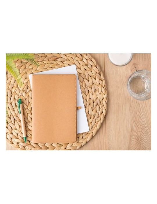 Carnet A5 en papier kraft Personnalisé - Cadeau entreprise