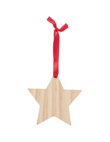 Étoile en bois personnalisée Caspian - Décoration de Noël unique pas cher