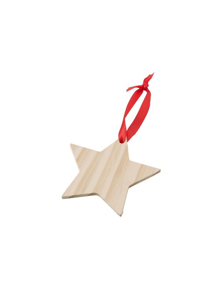 Étoile en bois personnalisée Caspian - Décoration de Noël unique pas cher