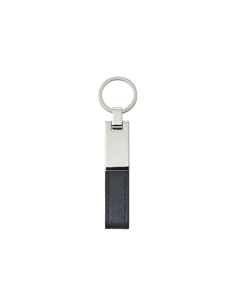 Porte-clés en Métal et PU Publicitaire - Keon
