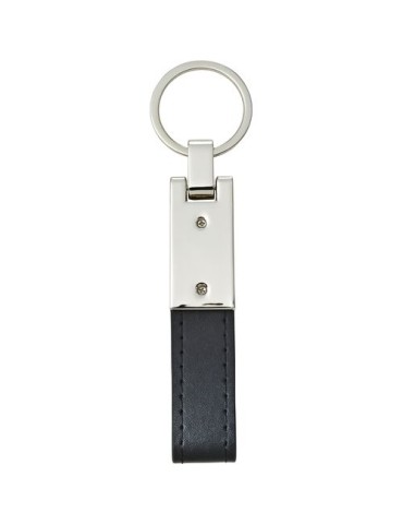 Porte-clés en Métal et PU Publicitaire - Keon 2