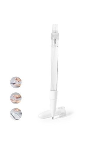 Stylo vaporisateur publicitaire hygiénique Dixter Couleurs : blanc
