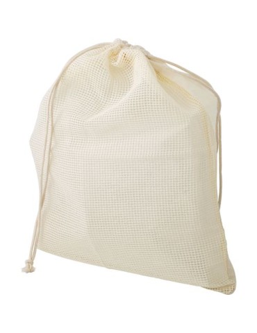 Sacs filets en coton s personnalisés Adele - pas cher 2
