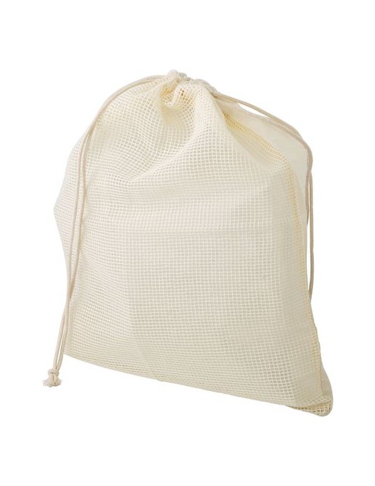 Sacs filets en coton s personnalisés Adele - pas cher