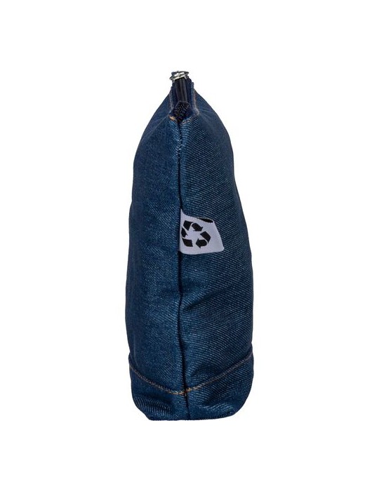 Trousse de maquillage en denim recyclé Orin
