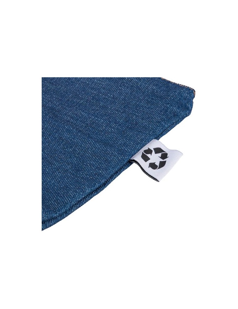 Trousse de maquillage en denim recyclé Orin