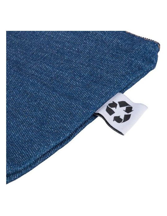 Trousse de maquillage en denim recyclé Orin