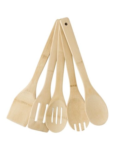 Spatules en Bambou Personnalisées - Ustensiles pas cher