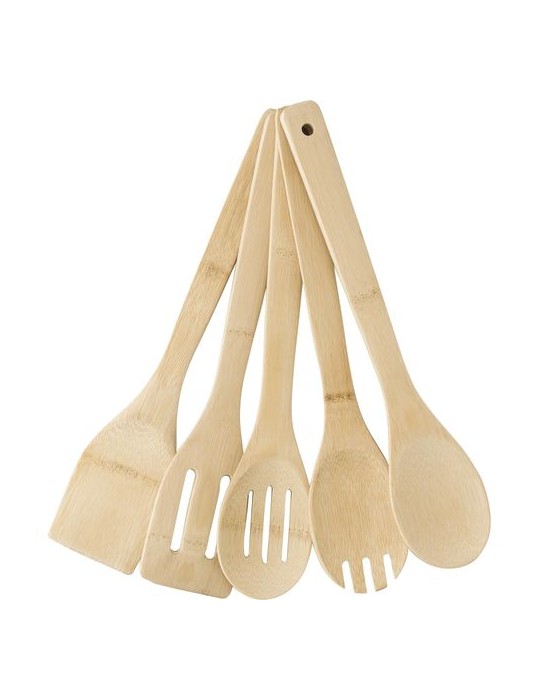 Spatules en Bambou Personnalisées - Ustensiles pas cher
