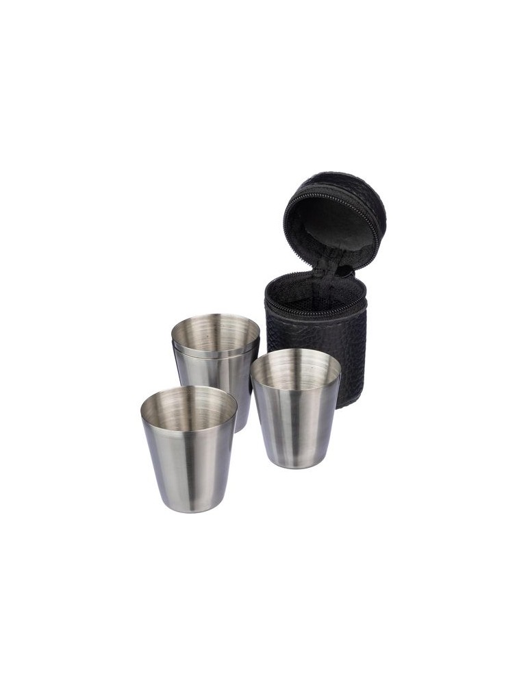 Set personnalisé de 4 verres à shot en inox Benjamin pas cher