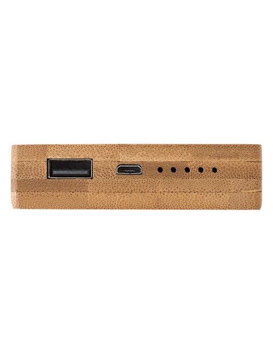 Power bank en bambou 6 000mAh - Walter