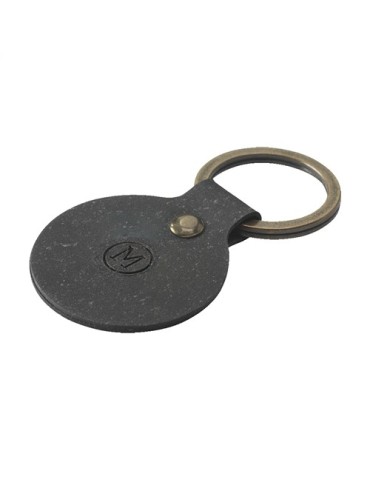 Recycled Leather Keyring Round porte-clés 2