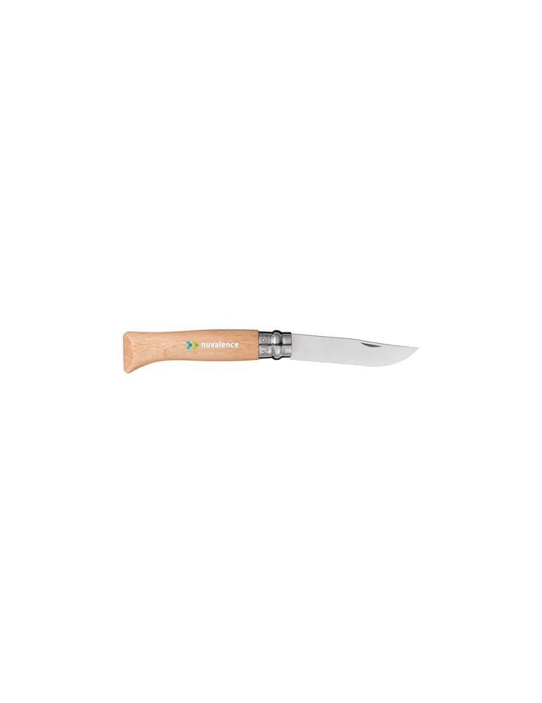 Opinel Inox No 08 couteau de poche en étui à couteau