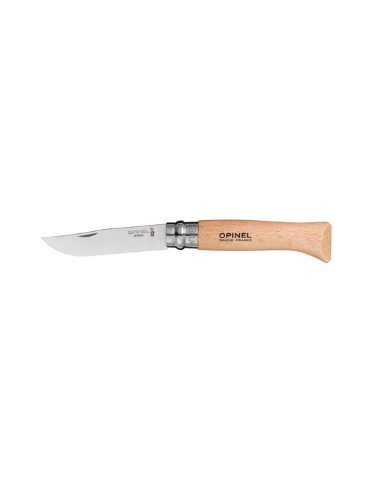Opinel Inox No 08 couteau de poche en étui à couteau