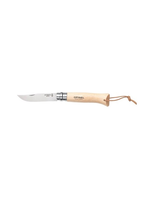 Opinel Inox No 8 couteau de poche en étui à couteau