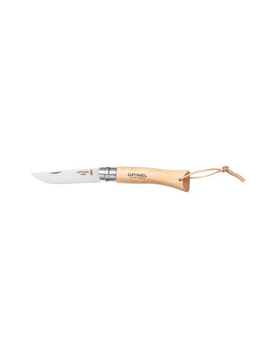 Opinel Inox No 07 couteau de poche en étui à couteau