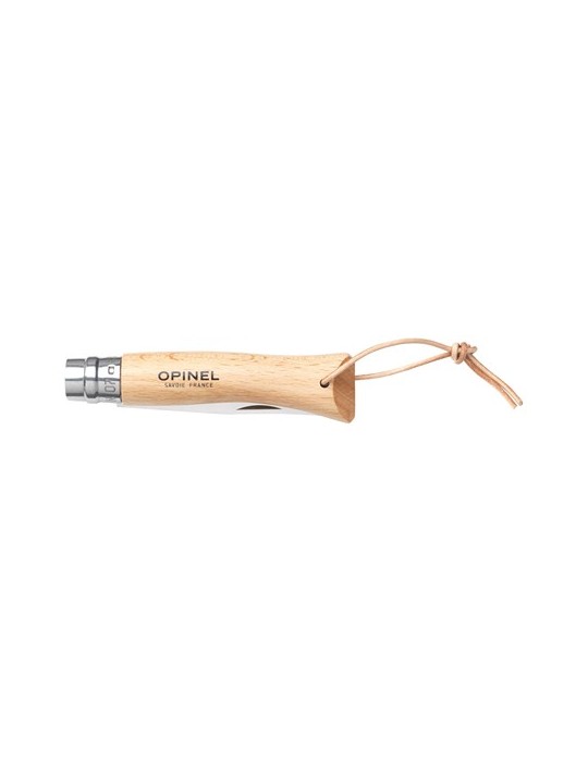 Opinel Inox No 07 couteau de poche en étui à couteau