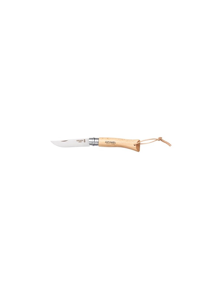 Opinel Inox No 07 couteau de poche en étui à couteau