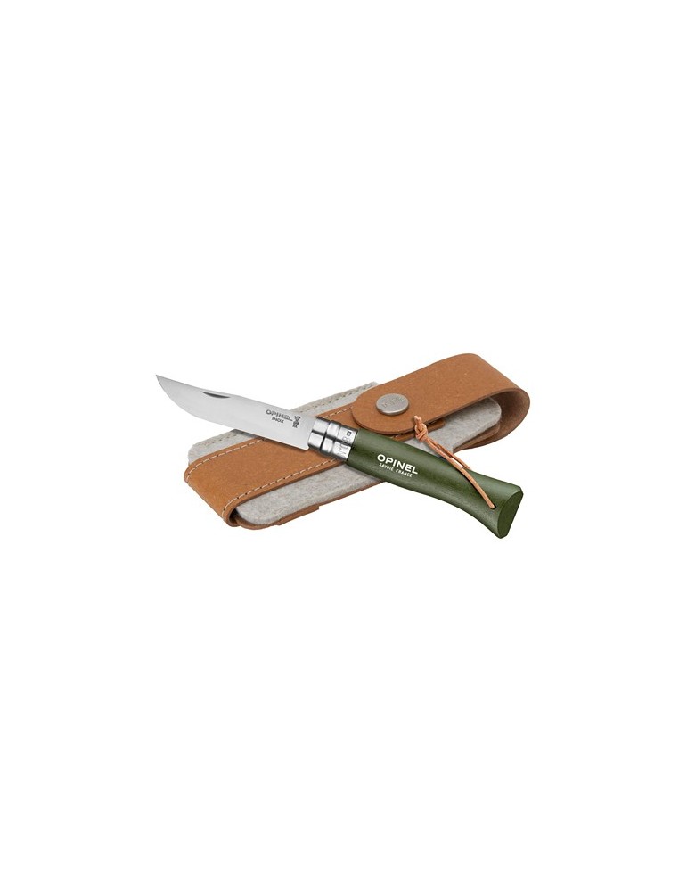 Opinel Colorama No 08 couteau de poche en étui à couteau