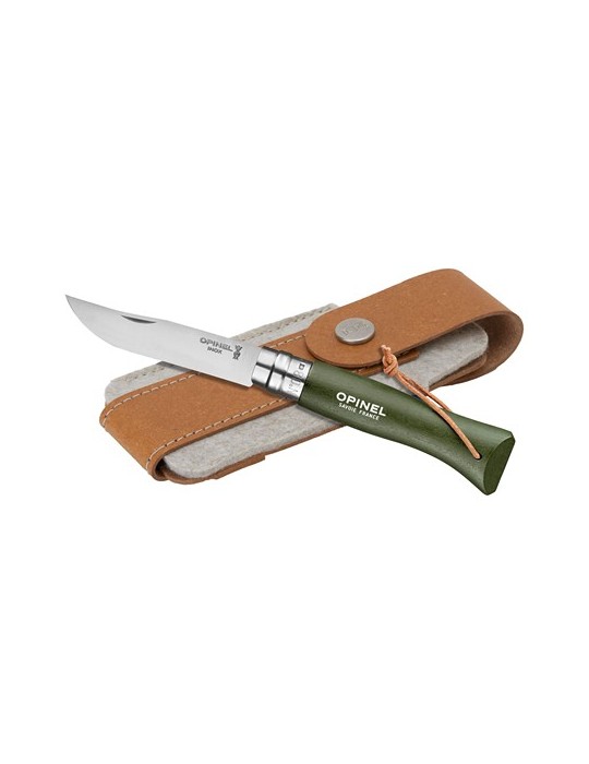 Opinel Colorama No 08 couteau de poche en étui à couteau