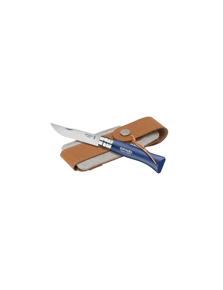 Opinel Colorama No 08 couteau de poche en étui à couteau