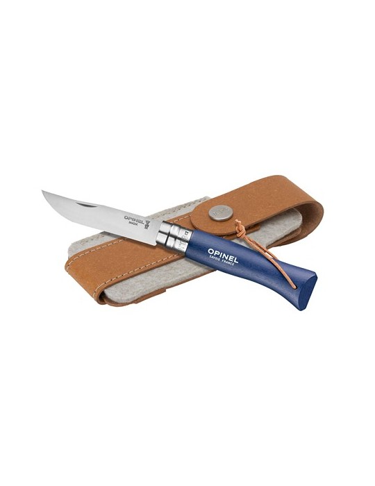 Opinel Colorama No 08 couteau de poche en étui à couteau