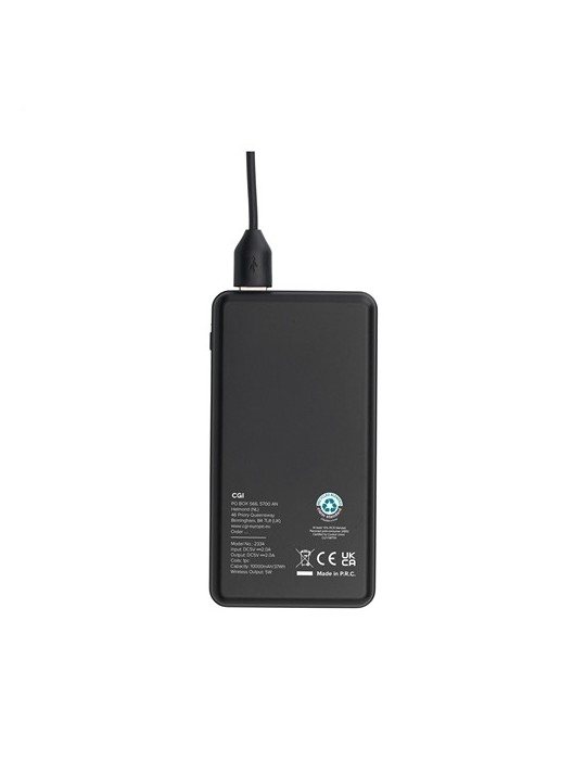Boru Bamboo RCS Recycled ABS Powerbank Wireless Charger