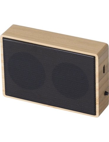 Enceinte en bambou et sans fil Personnalisée - Fox 2