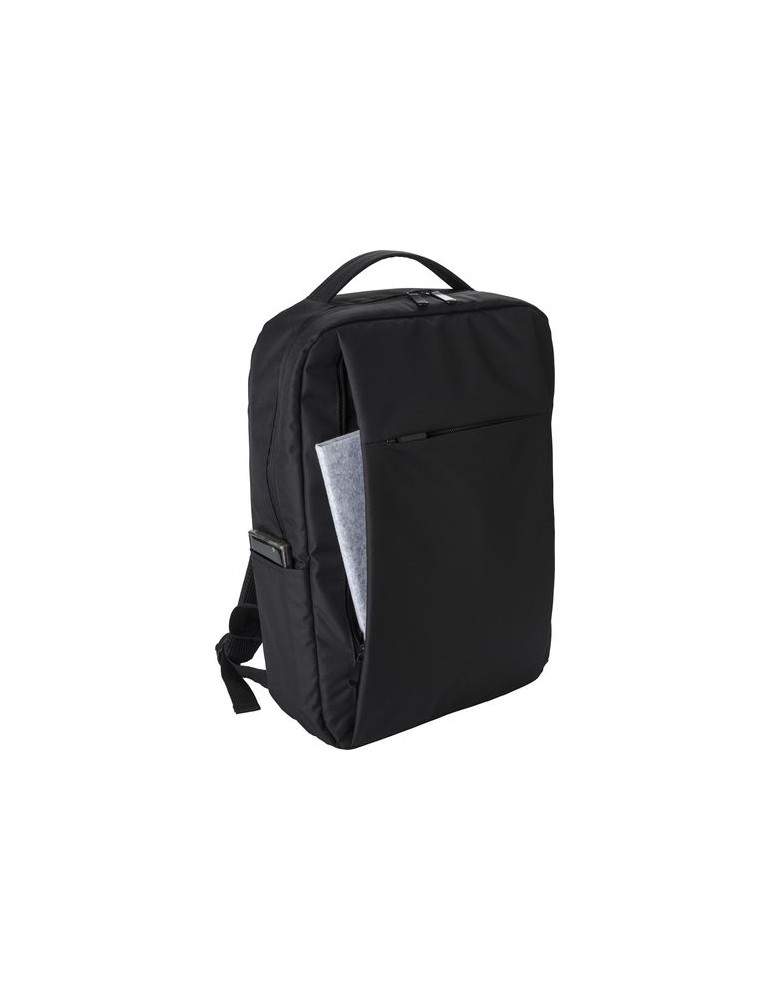 Sac à dos porte-ordinateur en polyester rPET personnalisé Jesse pas cher