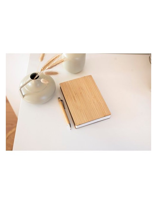 Carnet A5 Personnalisé en Bambou Jo - Idéal Cadeau pas cher