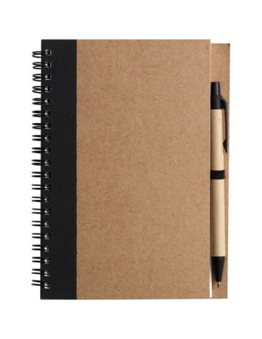 Cahier personnalisable avec stylo pour communication