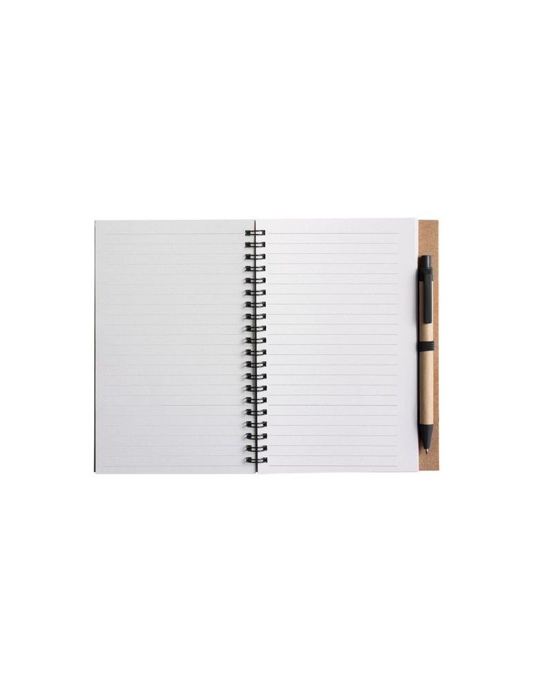 Cahier personnalisable avec stylo pour communication