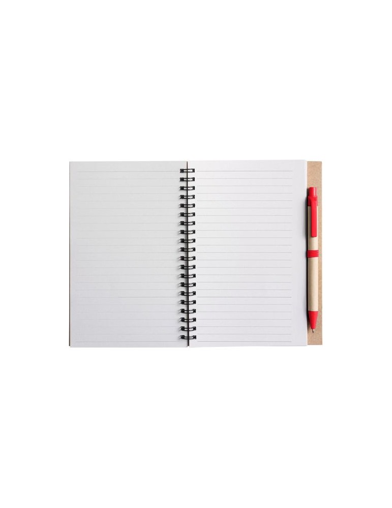 Cahier personnalisable avec stylo pour communication