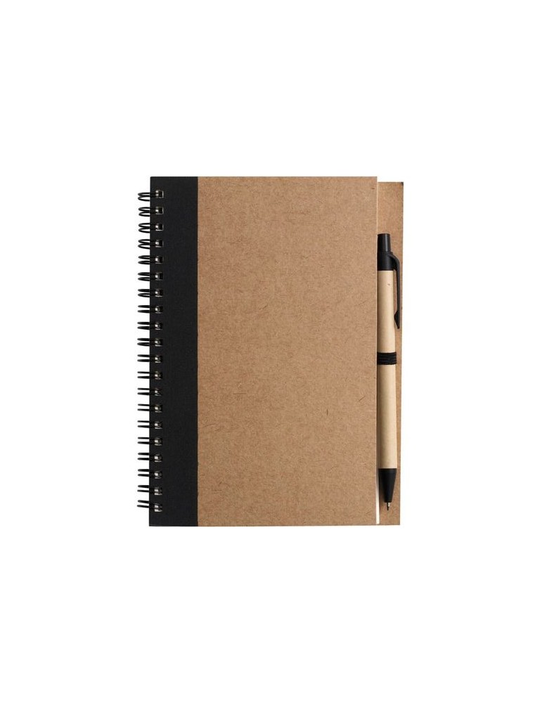 Cahier personnalisable avec stylo pour communication